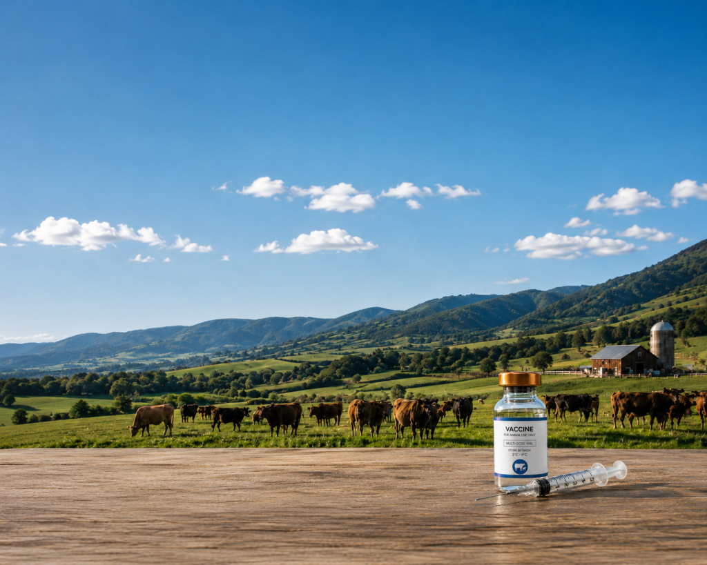 Livestock vaccine supply for farms